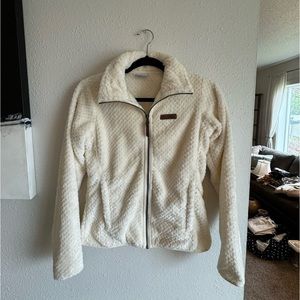 Columbia Sportswear cream zip-up fleece - NWOT